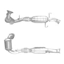BM Cats Petrol Catalytic Converter - BM90867 with Fitting Kit - FK90867 fits Saab