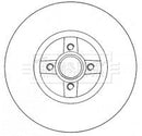 Borg & Beck Brake Disc Single  - BBD5794S fits Renault  Grand scenic 04-