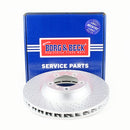 Borg & Beck Brake Disc Single  - BBD6062S fits Porsche 911(997)3.6,3.8 9/07-