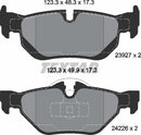 BMW, Brake Pad Set - Textar 2392701