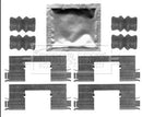 Borg & Beck Fitting Kit -  Pads  - BBK1262 fits Renault Kangoo 02/08-