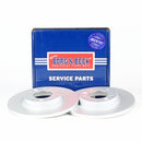 Borg & Beck Brake Disc Pair  - BBD5350 fits Citroen C4 Picasso 02/13-