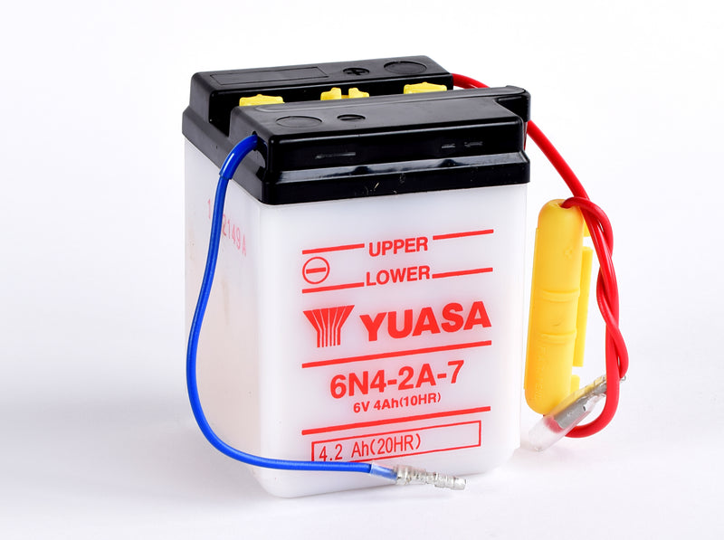 6N4-2A-7 (DC) 6V Yuasa Conventional Battery (5470980866201)