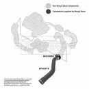 Borg & Beck Turbo Hose  - BTH1274 fits Dacia Duster 1.5 DCi 10-