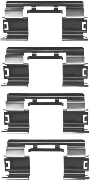 Textar Brake Pad Fitting Kit - 82505200