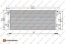 Eurorepar Air Conditioning Condenser - 1609636580