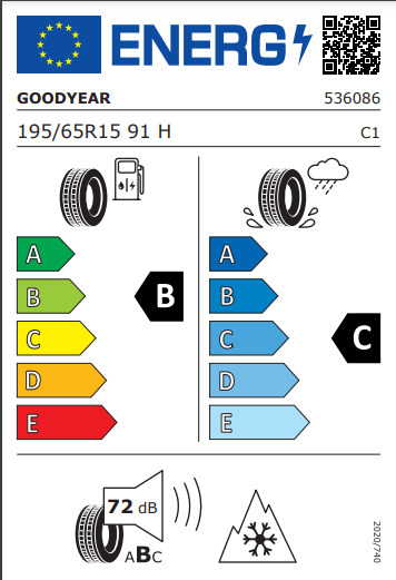 Goodyear 195 65 15 91H Vector 4 Season G2 tyre