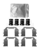 Borg & Beck Fitting Kit -  Pads  - BBK1592 fits Chevrolet Aveo 14 03/11-