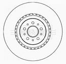 Borg & Beck Brake Disc Single  - BBD5802S fits Alfa Romeo 156 03-