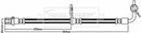 Borg & Beck Brake Hose  - BBH8203 fits Subaru Legacy,Outback BR 5/09-