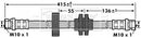 Borg & Beck Brake Hose  - BBH7172 fits Ren Espace,Laguna,Vel Satis