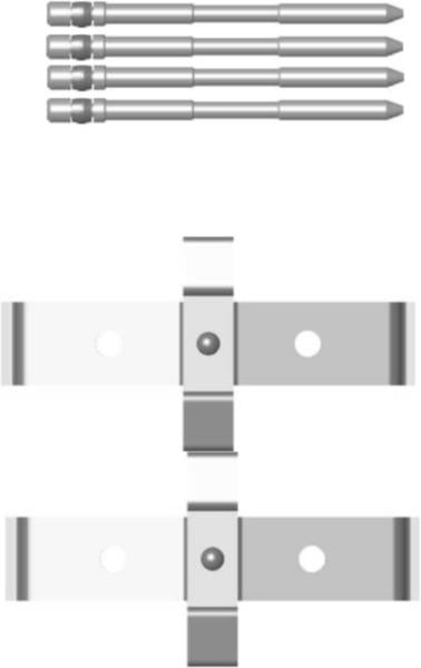 Textar Brake Pad Fitting Kit - 82505800