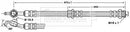 Borg & Beck Brake Hose  - BBH6726 fits Mazda Demio (DW)
