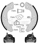 Borg & Beck Brake Shoe Kit  - BBS1017K fits Peugeot 106 99-05