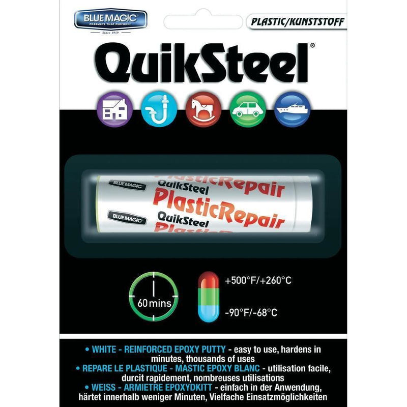 Quicksteel 16502 QuikSteel Plastic Epoxy Putty (carded)