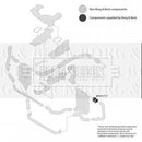 Borg & Beck Turbo Hose Part No -BTH1717