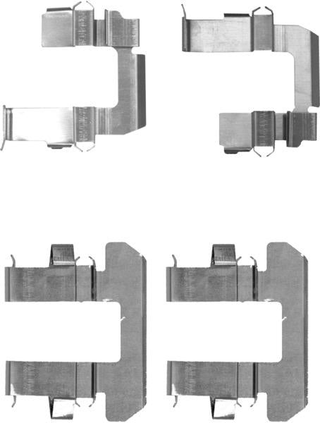 Textar Brake Pad Fitting Kit - 82516800