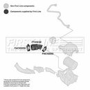 First Line Turbo Hose  - FTH1652 fits Ford Focus III