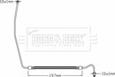 Borg & Beck Brake Hose  - BBH8327 fits Ren Scenic,Grand Scenic,Megane