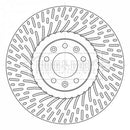 Borg & Beck Brake Disc Single  - BBD6098S fits Peugeot 308 II 09/13-