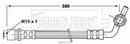 Borg & Beck Brake Hose  - BBH7233 fits Toyota Hiace 89-95