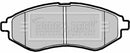 Borg & Beck Front Brake Pad Set - BBP1879 fits Chevrolet Aveo 04/08-