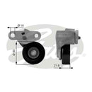 Gates DriveAlign Tensioner Pulley - T38159