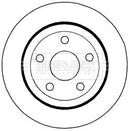 Borg & Beck Brake Disc Single  - BBD6006S fits Jeep Grand Cherokee 17 10/11-