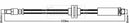 Borg & Beck Brake Hose Part No -BBH8556
