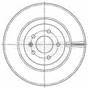 Borg & Beck Brake Disc Single  - BBD6191S fits Insignia (Z18) 18 03/17-
