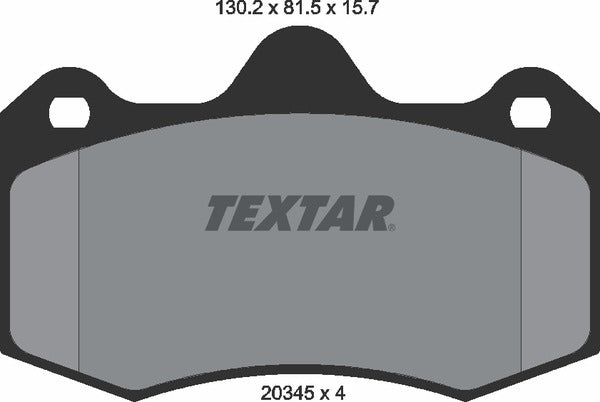 Textar Brake Pad Set - 2034503