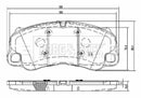 Borg & Beck Brake Pad Set - BBP2642 fits 911 (991) 3.8 Turbo 09/13-12/16