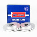 Borg & Beck Brake Disc Pair  - BBD5431 fits Mitsub. L200 2.5 Di-D 03/06-