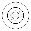 Borg & Beck Brake Disc Pair  - BBD4942 fits Nissan Primera,Almera 90-02