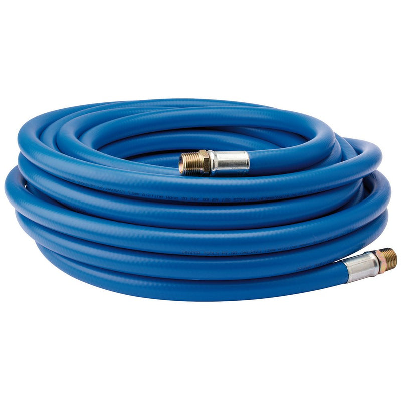 15M Air Line Hose (1/2"/13mm Bore) with 1/2" BSP Fittings