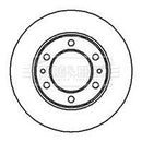 Borg & Beck Brake Disc Pair  - BBD5036 fits Toyota L'Cruiser 89-96