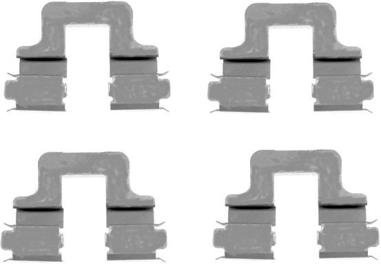 Textar Brake Pad Fitting Kit - 82509000