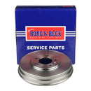 Borg & Beck Brake Drum (Single) - BBR7283 fits Toledo, Rapid 07/12-