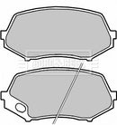 Borg & Beck Front Brake Pad Set - BBP2258 fits Mitsubishi Canter 01/07-