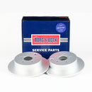Borg & Beck Brake Disc Pair  - BBD5345 fits Subaru XV 08/11-