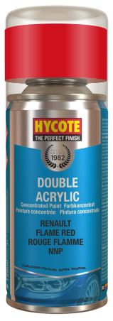 Hycote Double Acrylic Renault Flame Red Spray Paint - 150ml
