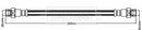 Borg & Beck Brake Hose  - BBH8234 fits Mits i(HA),iMiEV(HA4W) 06-