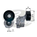 Gates DriveAlign Tensioner Pulley - T39134