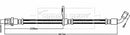 Borg & Beck Brake Hose  - BBH8060 fits Subaru Impreza(GR,GH,G3)