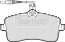 Borg & Beck Front Brake Pad Set - BBP1897 fits Peugeot 407 1.6,1.8,2.0 04-