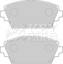Key Parts Brake Pad Set - KBP1652 fits Honda Accord/Almera Tino 98-