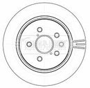 Borg & Beck Brake Disc Pair  - BBD4535 fits Lexus GS 300/430 04/05-