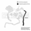 First Line Turbo Hose  - FTH1273 fits Dacia Logan 1.5 DCi 04-