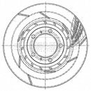 Borg & Beck Brake Disc Single  - BBD6159S fits Porsche Panamera(970) 05/11-16