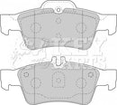 Key Parts Brake Pad Set - KBP1798 fits Mercedes E,S class 02-